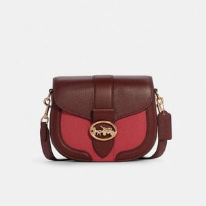 Coach Georgia Saddle Bag in Colorblock